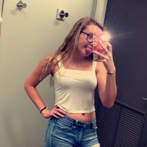 american eagle crop tank top